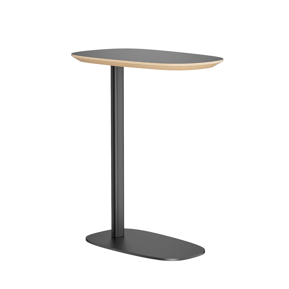 Modern C-Shaped Side Table