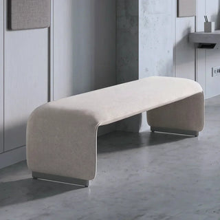 Upholstered Waterfall Bench