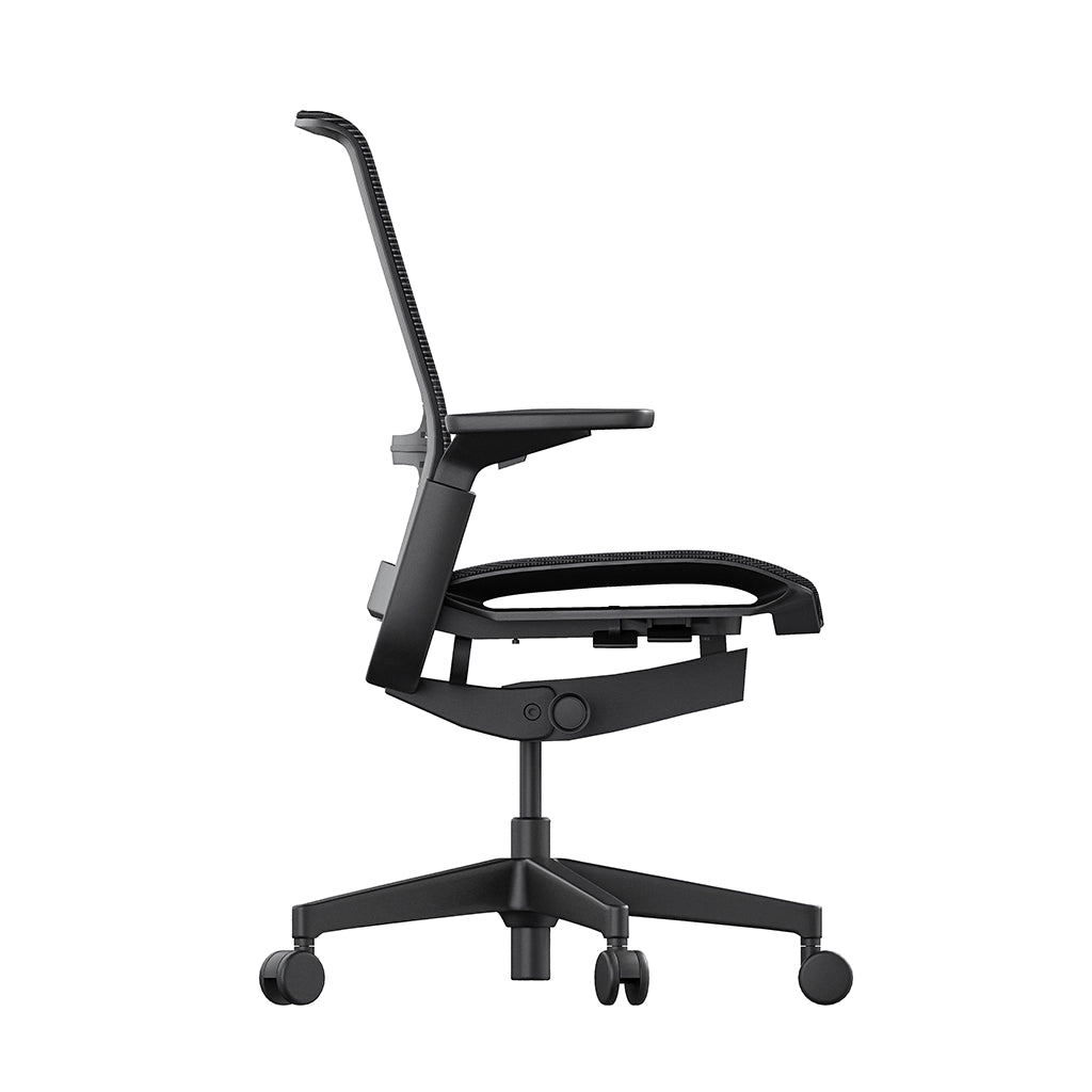 Ergonomic Task Chair with Carbon Fiber Lumbar Support