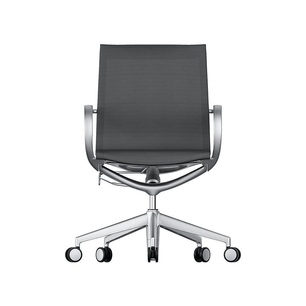 Mercury Mid-Back Aluminum Manager Chair