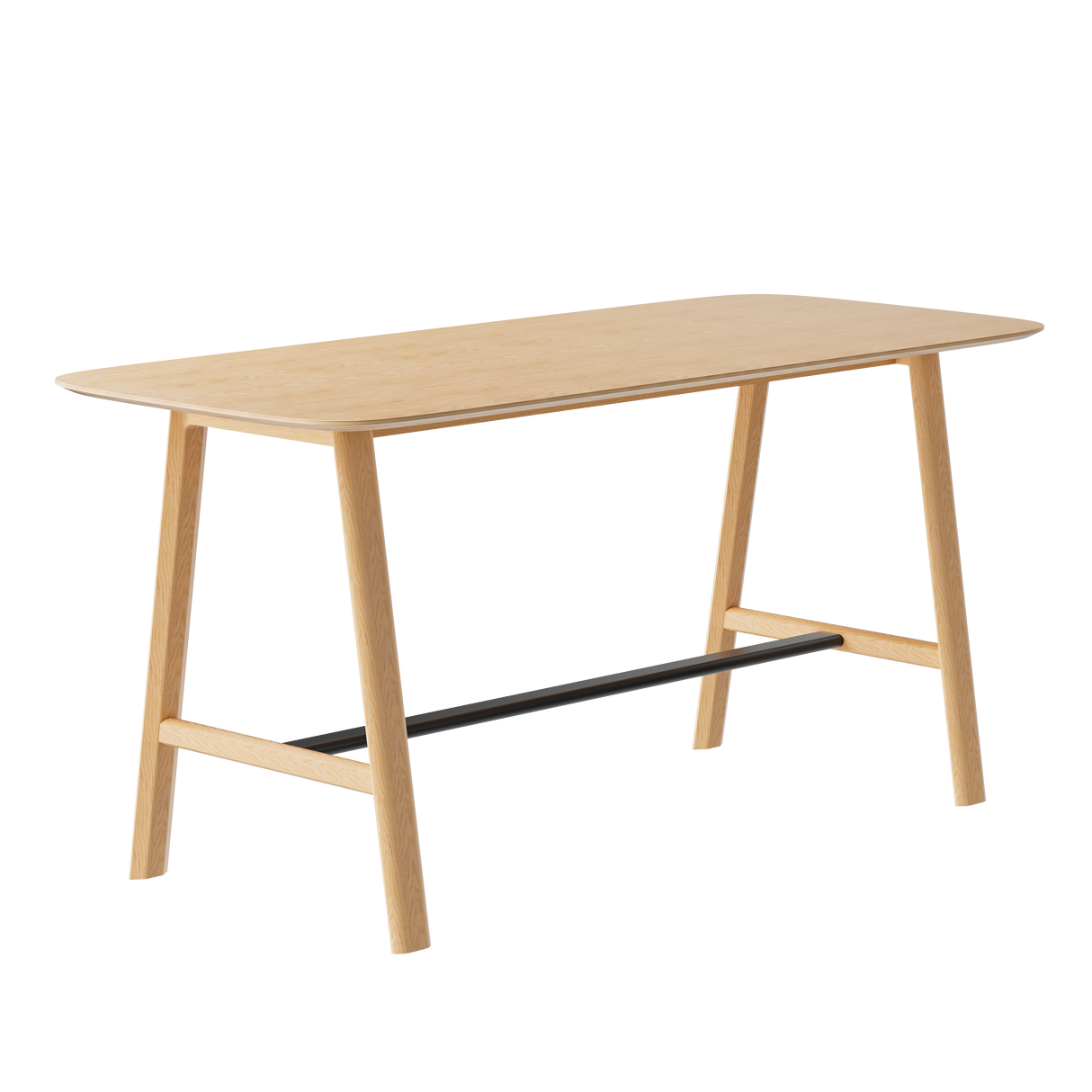Classic Wood Wide High Table