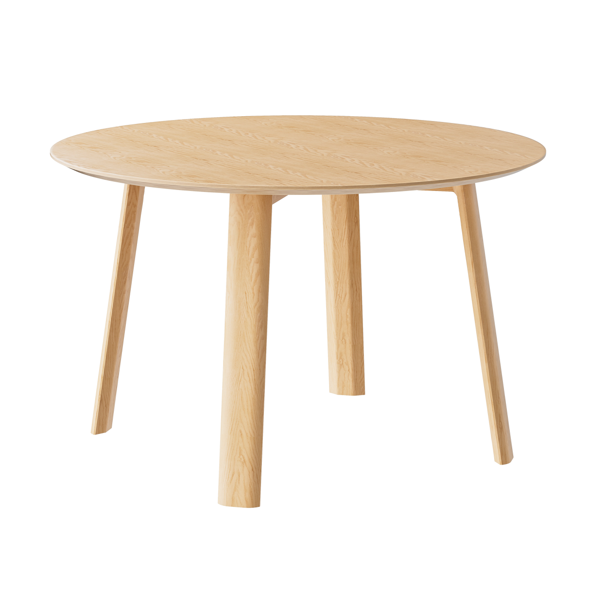 Round Wood Dining Table