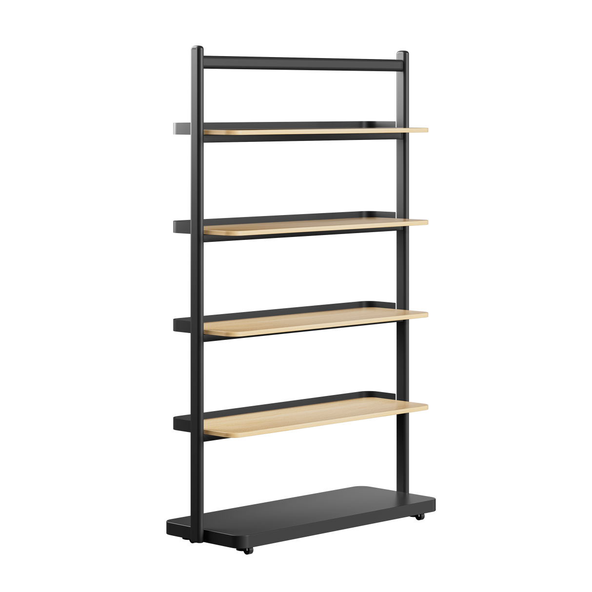 5-Tier Standing Wood Shelf