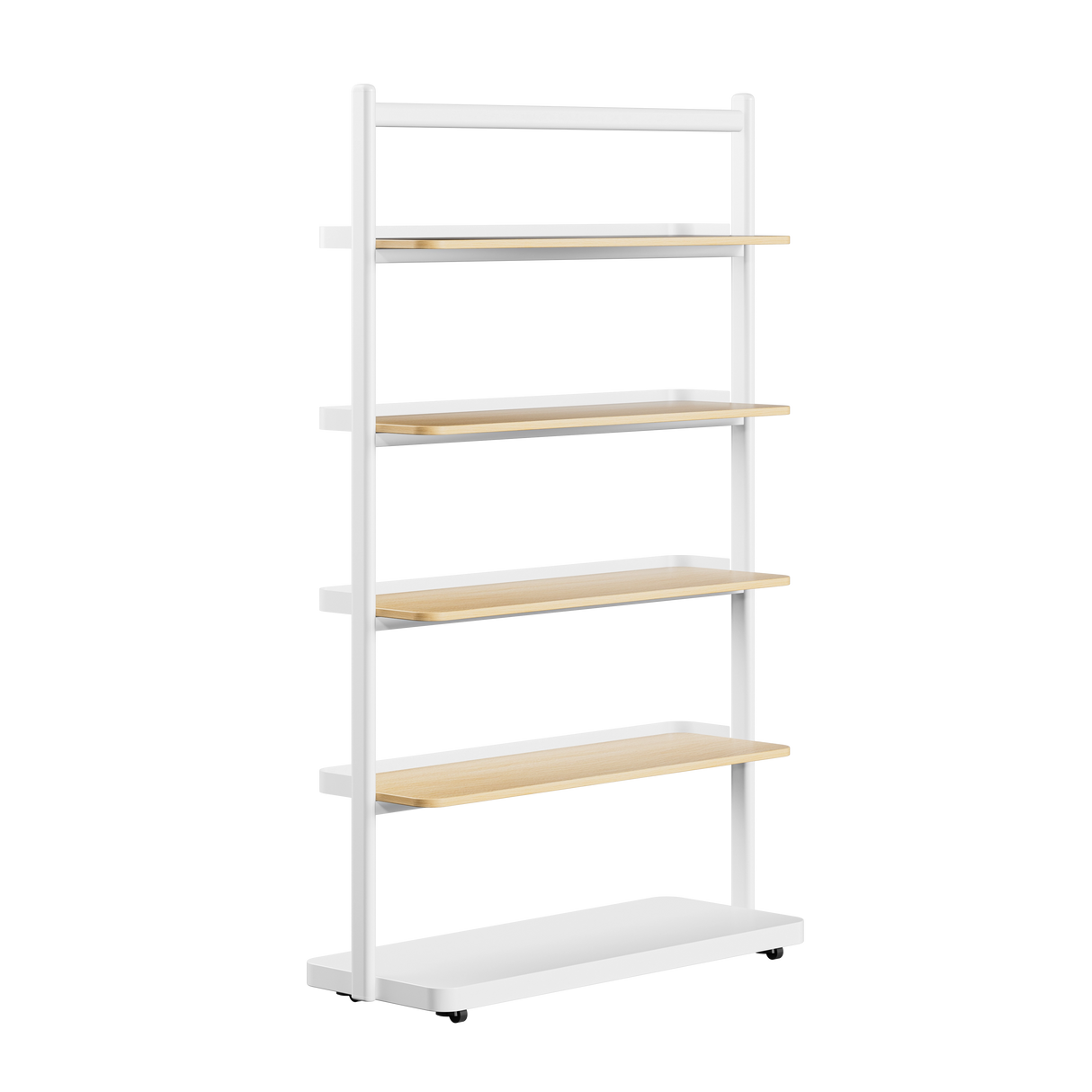 5-Tier Standing Wood Shelf
