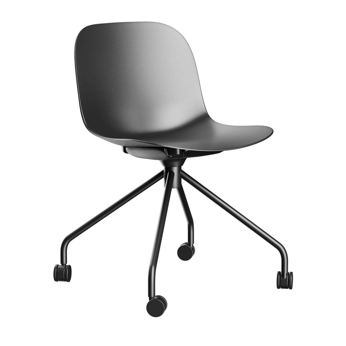 Plastic Chair with Wheels