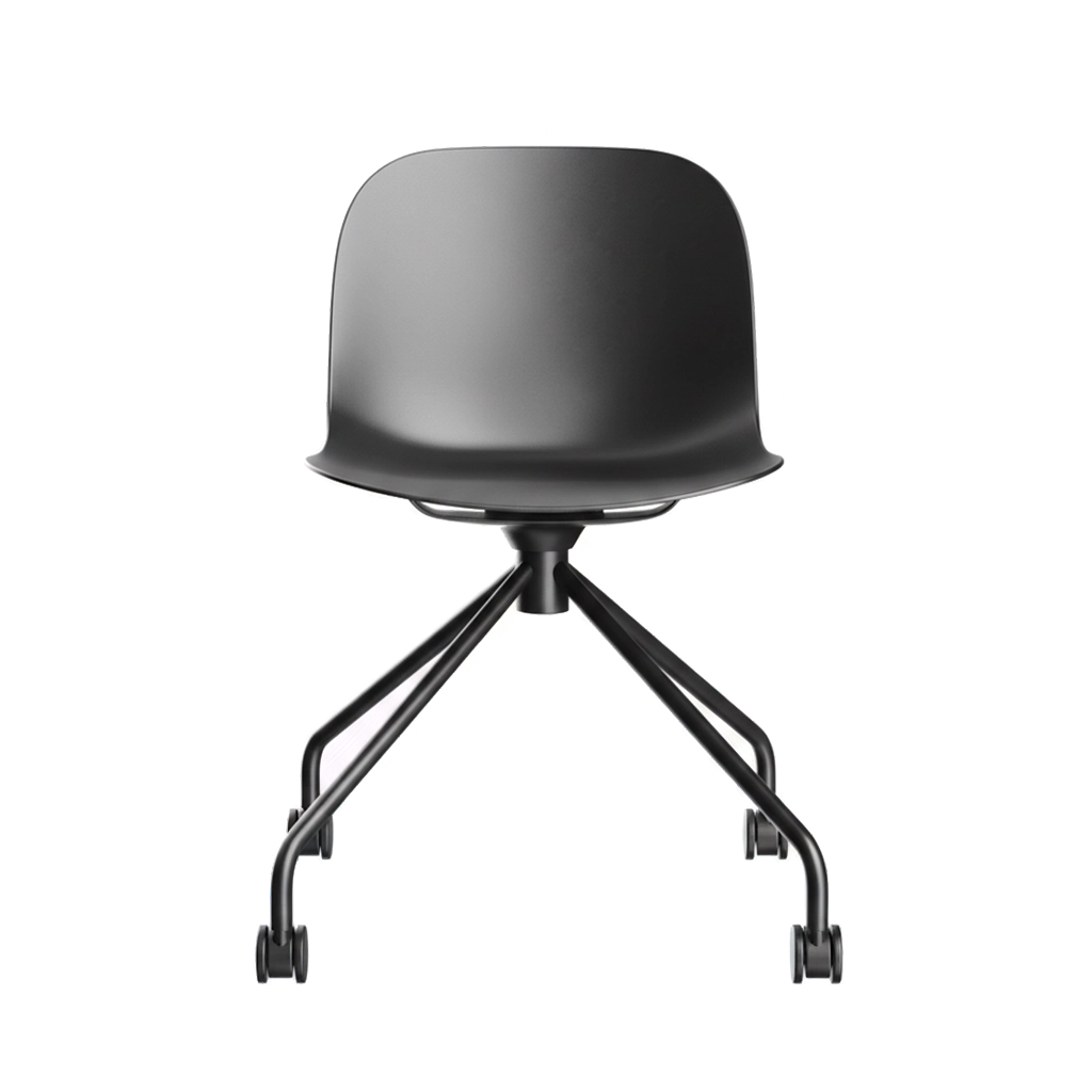 Plastic Chair with Wheels