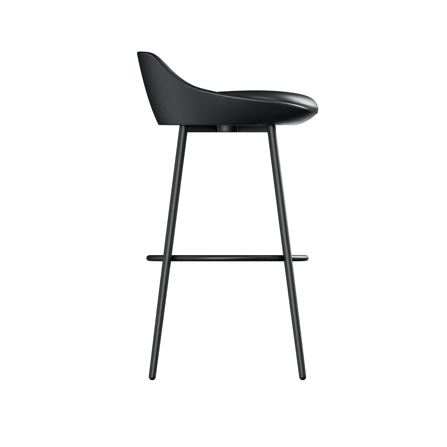 Modern Bar Stool with Backrest