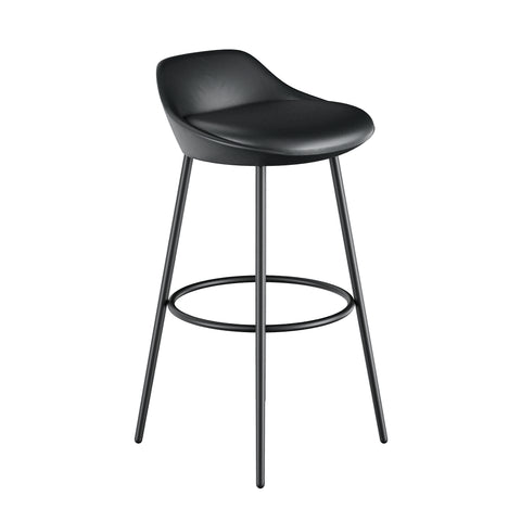 Modern Bar Stool with Backrest