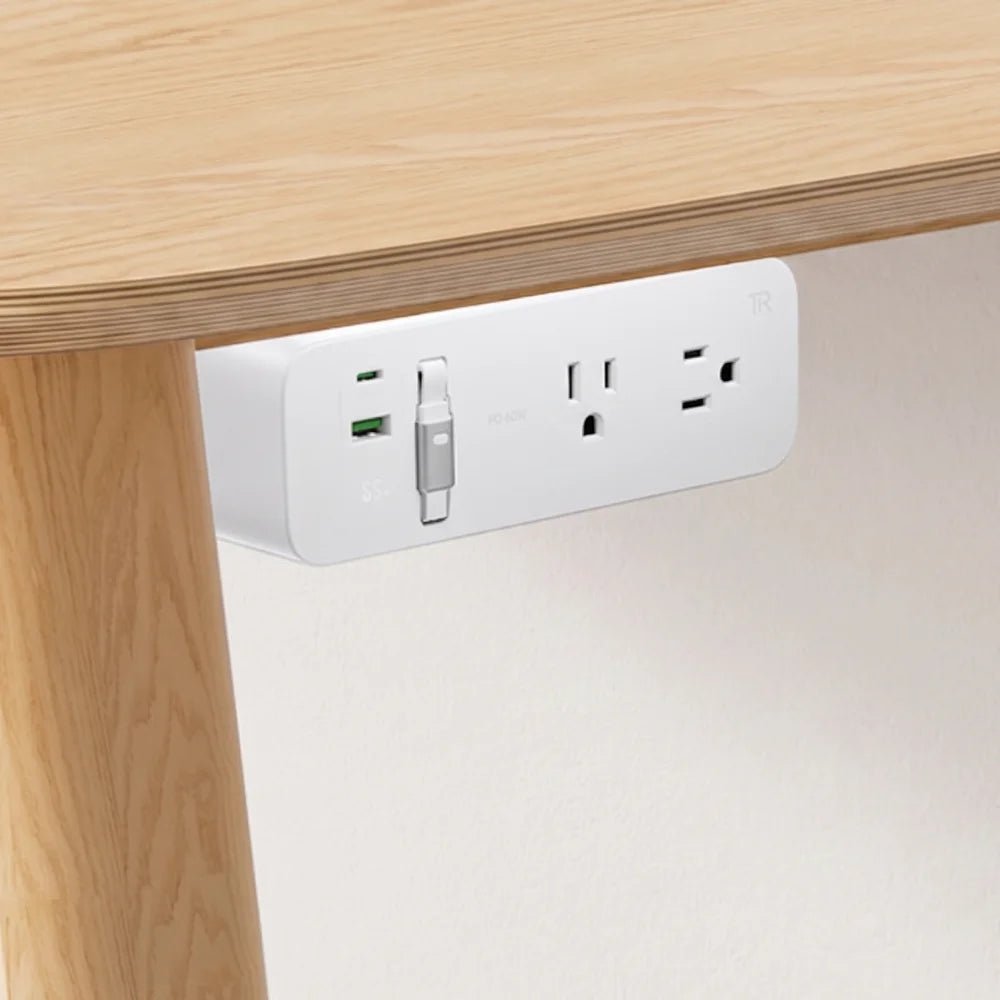Desk-Mount Power Strip