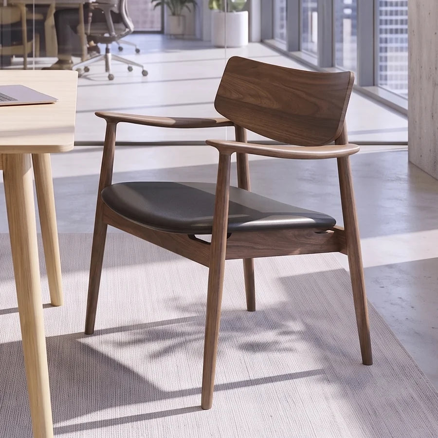 Modern Solid Wood Lounge Chair