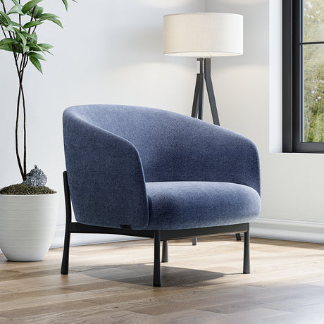 Modern Upholstered Lounge Armchair