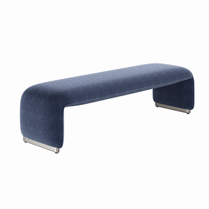 Upholstered Waterfall Bench