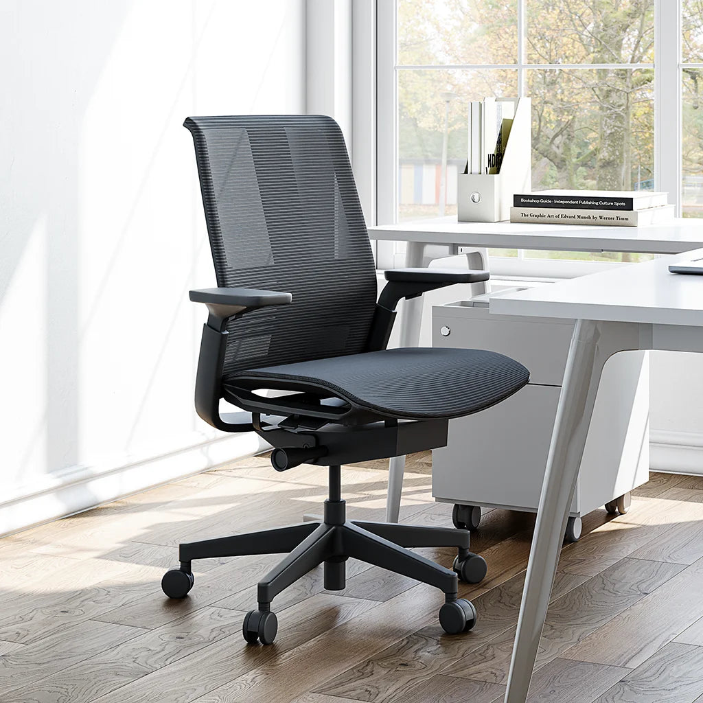 Ergonomic Task Chair with Carbon Fiber Lumbar Support