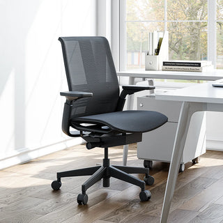 Ergonomic Task Chair with Carbon Fiber Lumbar Support