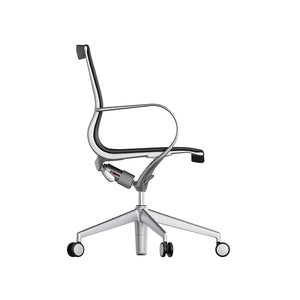 Mercury Mid-Back Aluminum Manager Chair