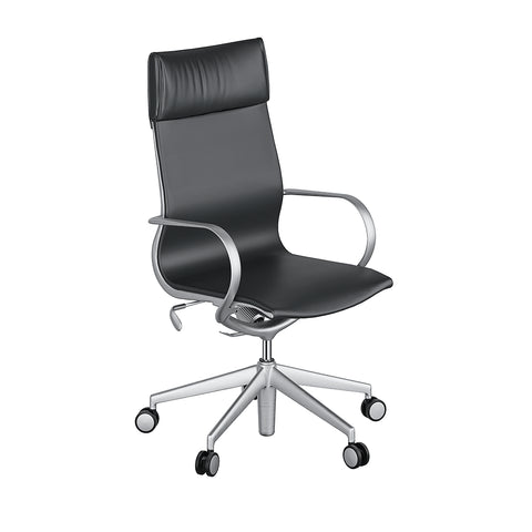 Mercury High-Back Aluminum Executive Chair
