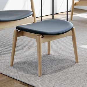 Modern Solid Wood Ottoman
