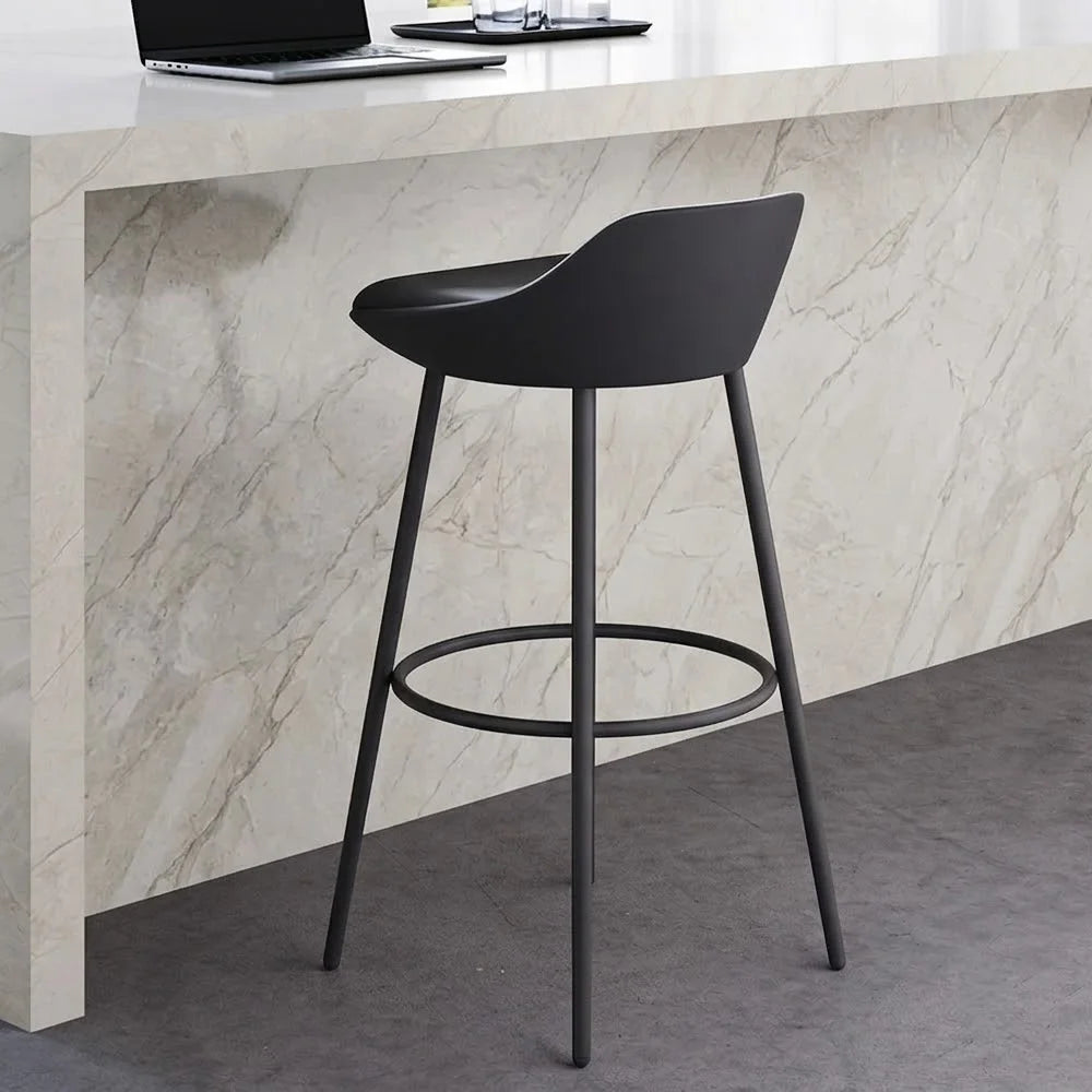 Modern Bar Stool with Backrest