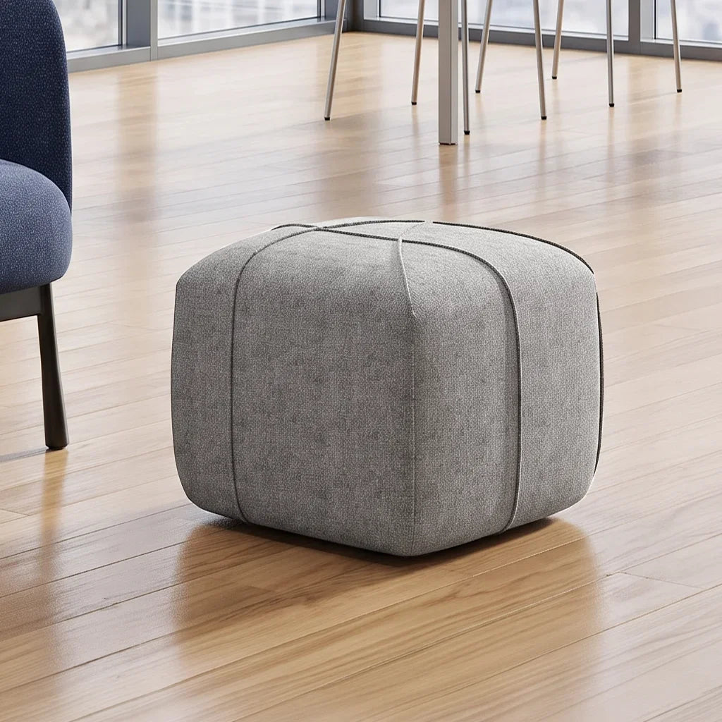 Upholstered Cube Ottoman