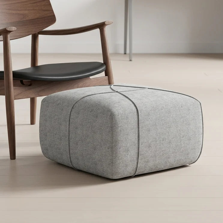 Upholstered Cube Ottoman
