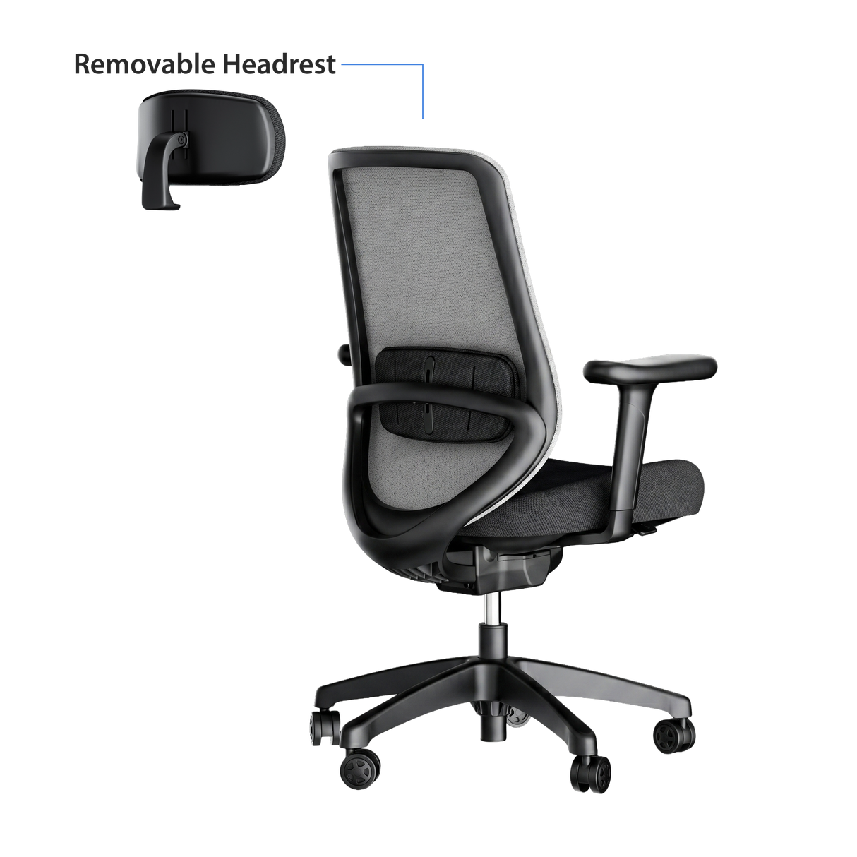 Executive Mesh Chair with Headrest
