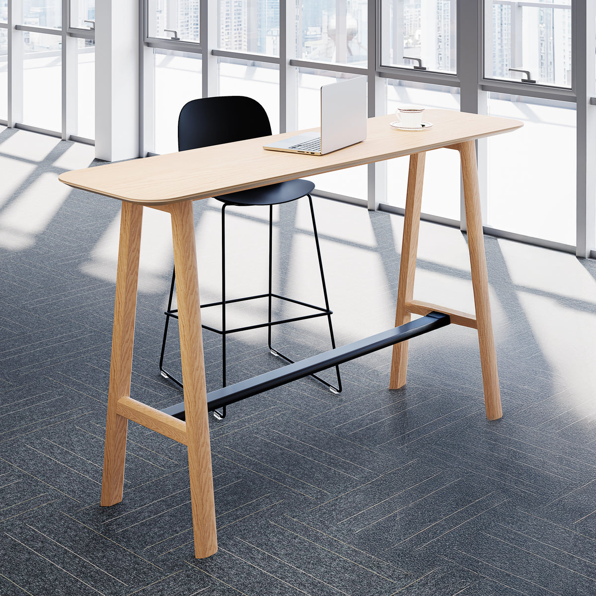 Classic Wood Narrow High Table – Friant Plus