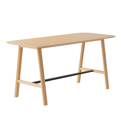 Classic Wood Wide High Table