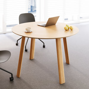 Round Wood Dining Table