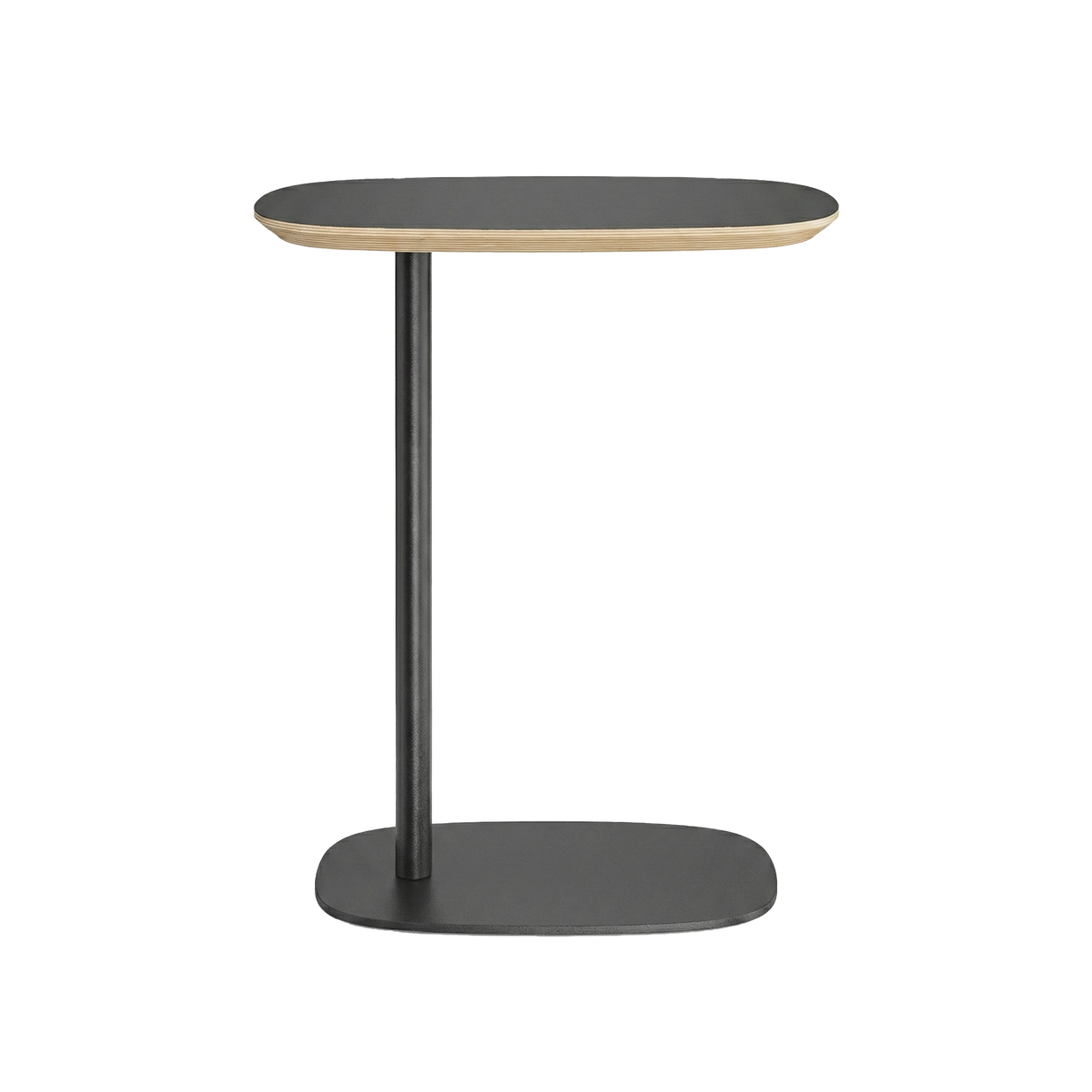 Modern C-Shaped Side Table