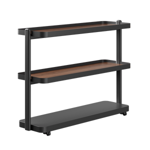 3-Tier Wood Shelf Bookcase