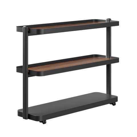 3-Tier Wood Shelf Bookcase