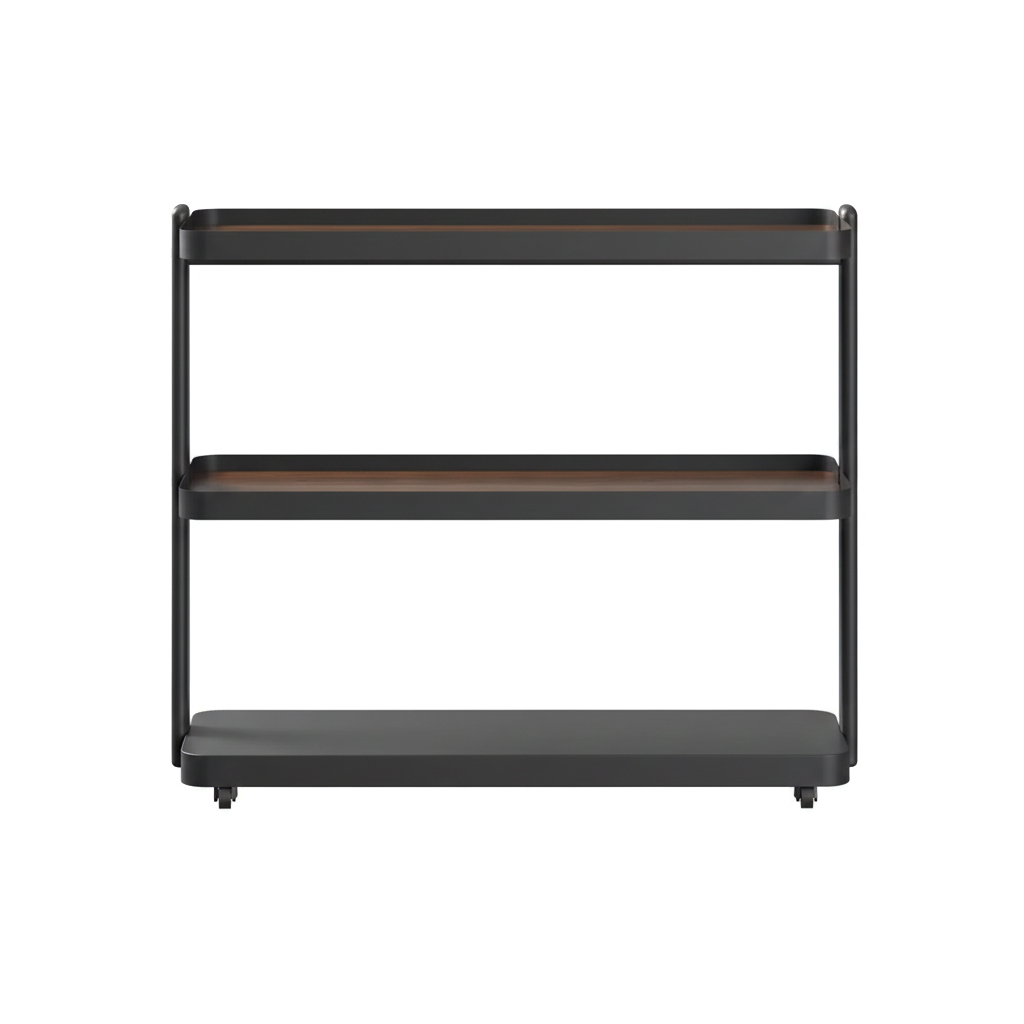 3-Tier Wood Shelf Bookcase