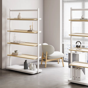 5-Tier Standing Wood Shelf