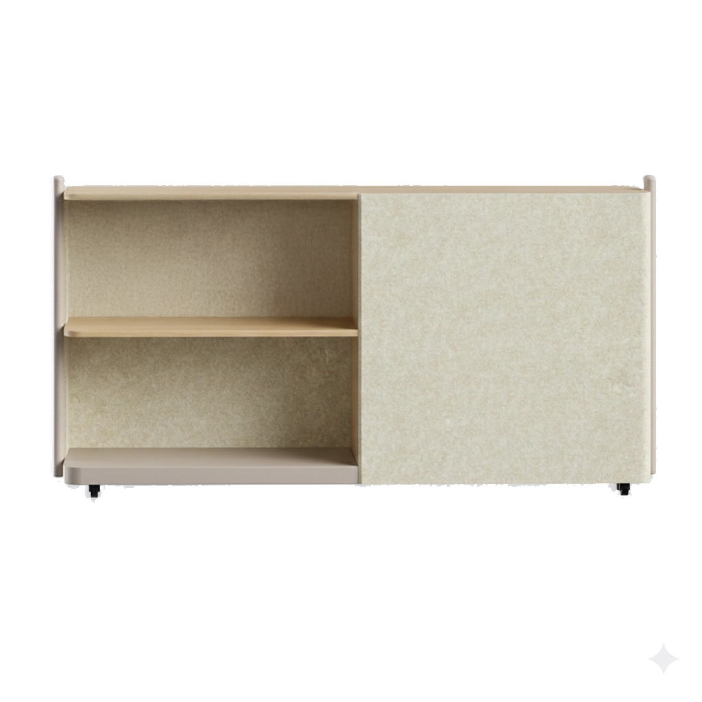 3-Tier Shelf Felt Storage Cabinet