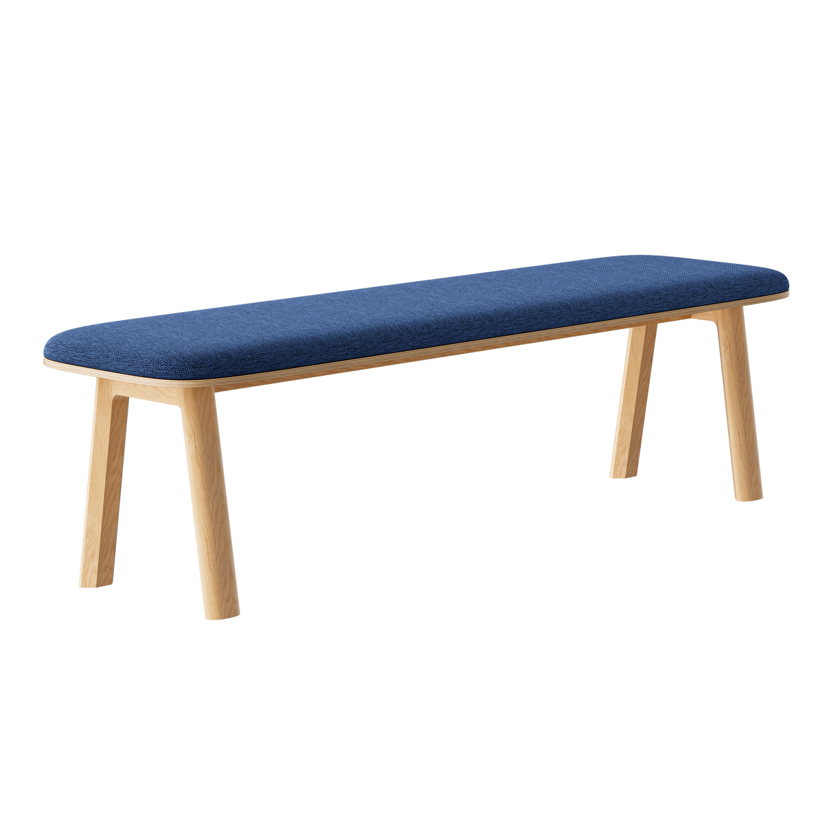 Upholstered Narrow Low Bench