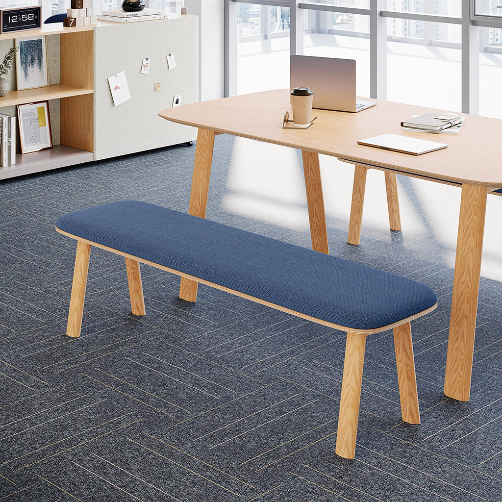 Upholstered Narrow Low Bench