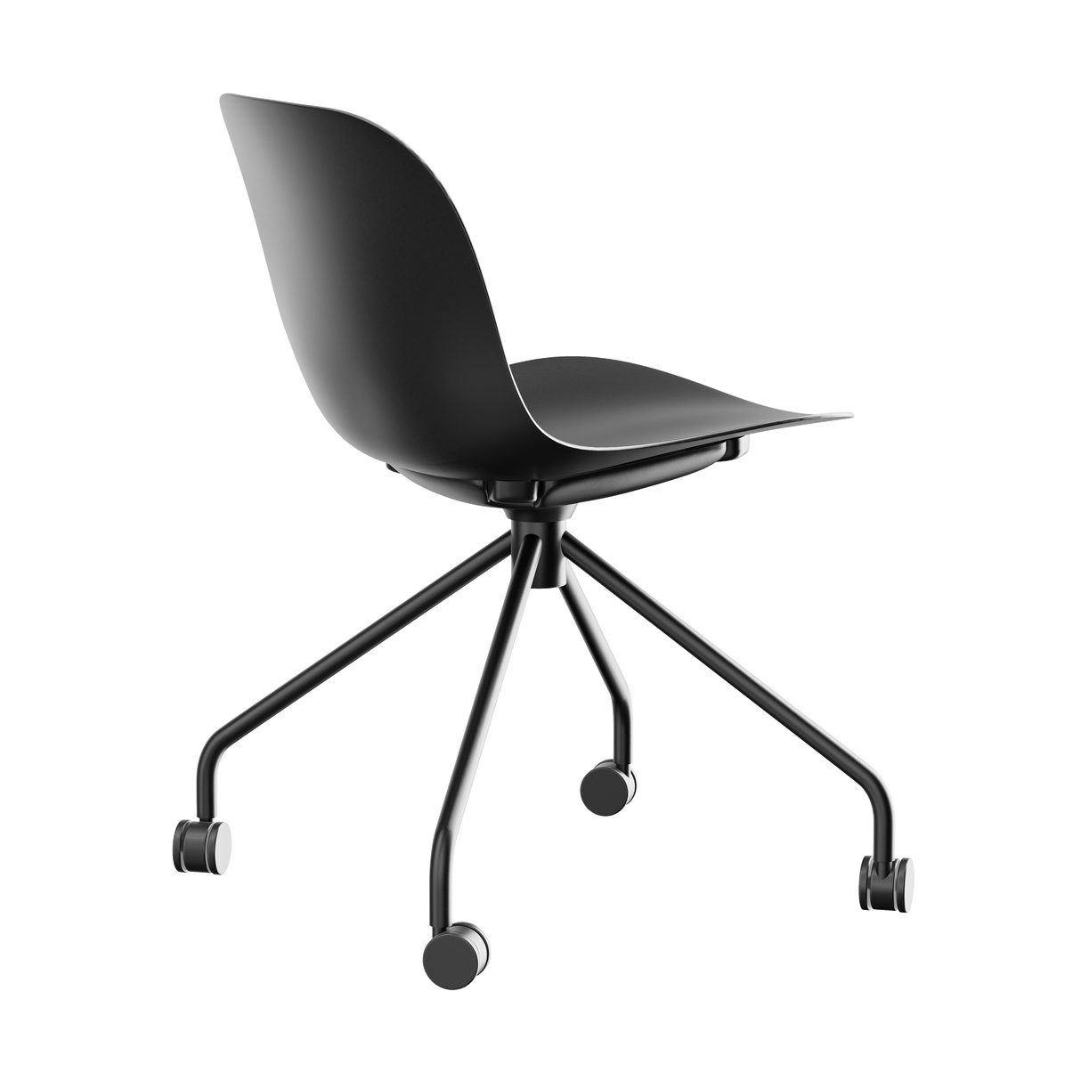Plastic Chair with Wheels