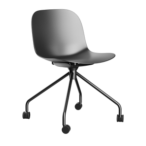 Plastic Chair with Wheels