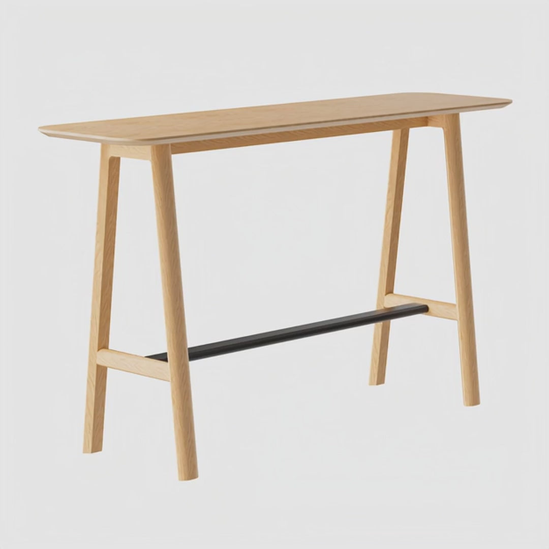 Classic Wood Wide High Table